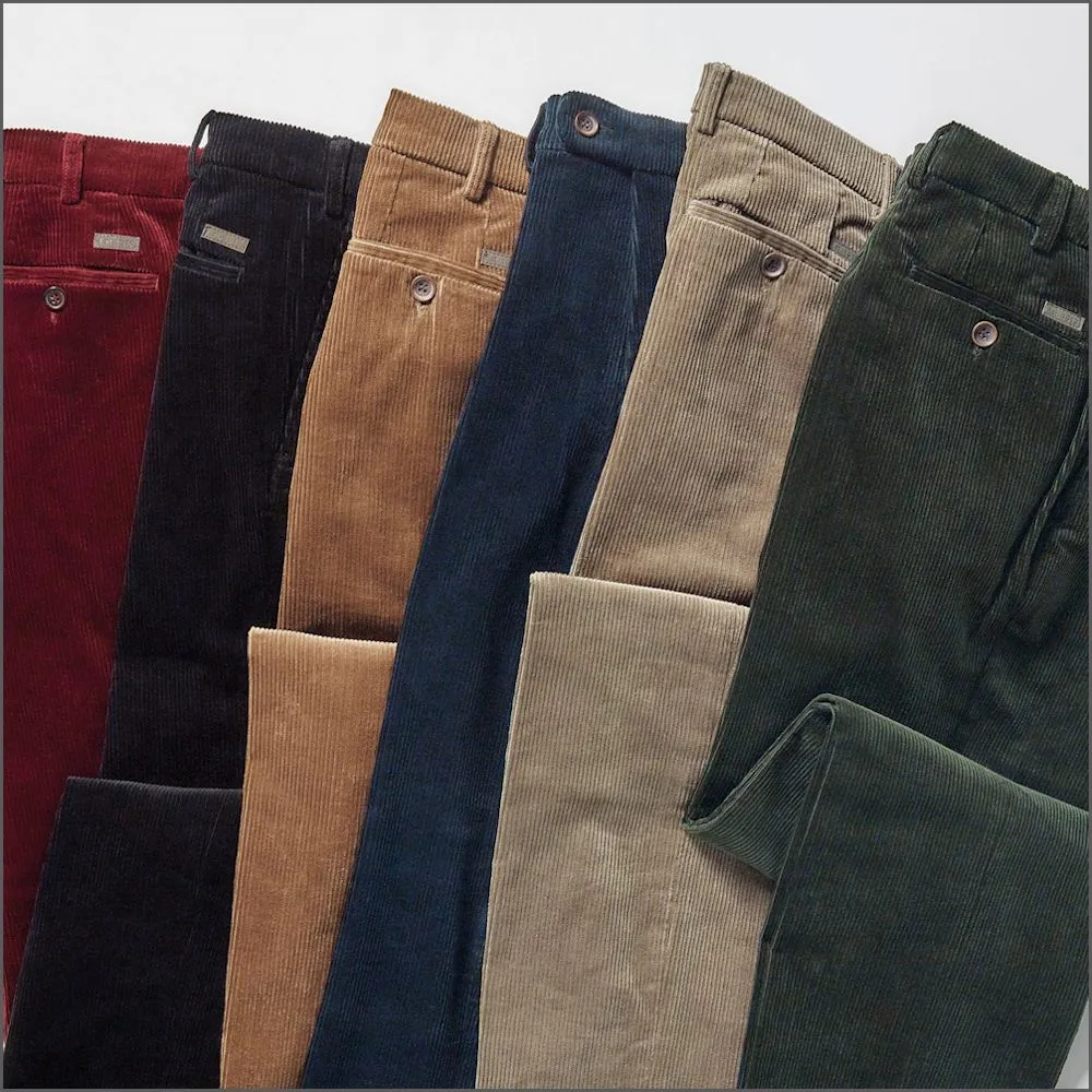 Brook Taverner Ellroy Olive Cord Trousers-