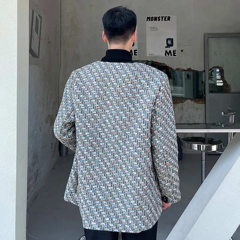 Colors Weave Single Breasted Blazer