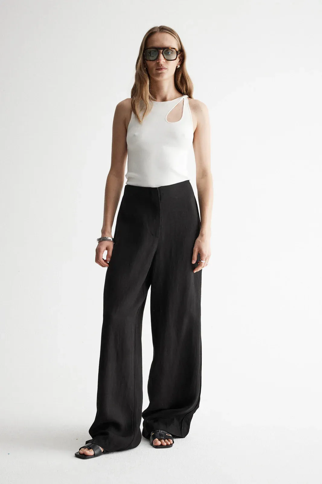 Elka Collective - Silves Knit Top (White)