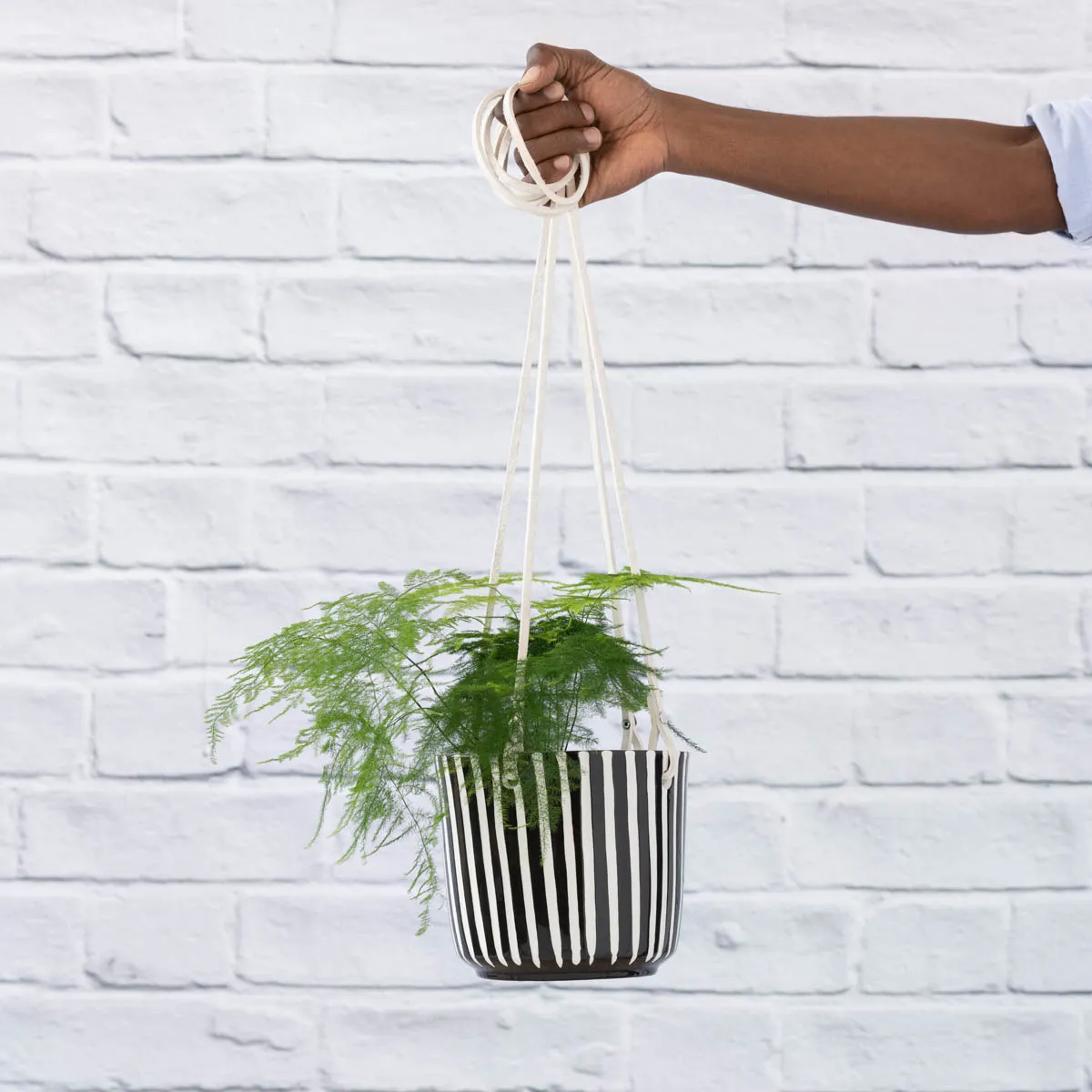 Emerson Leather Matte Hanging Pot