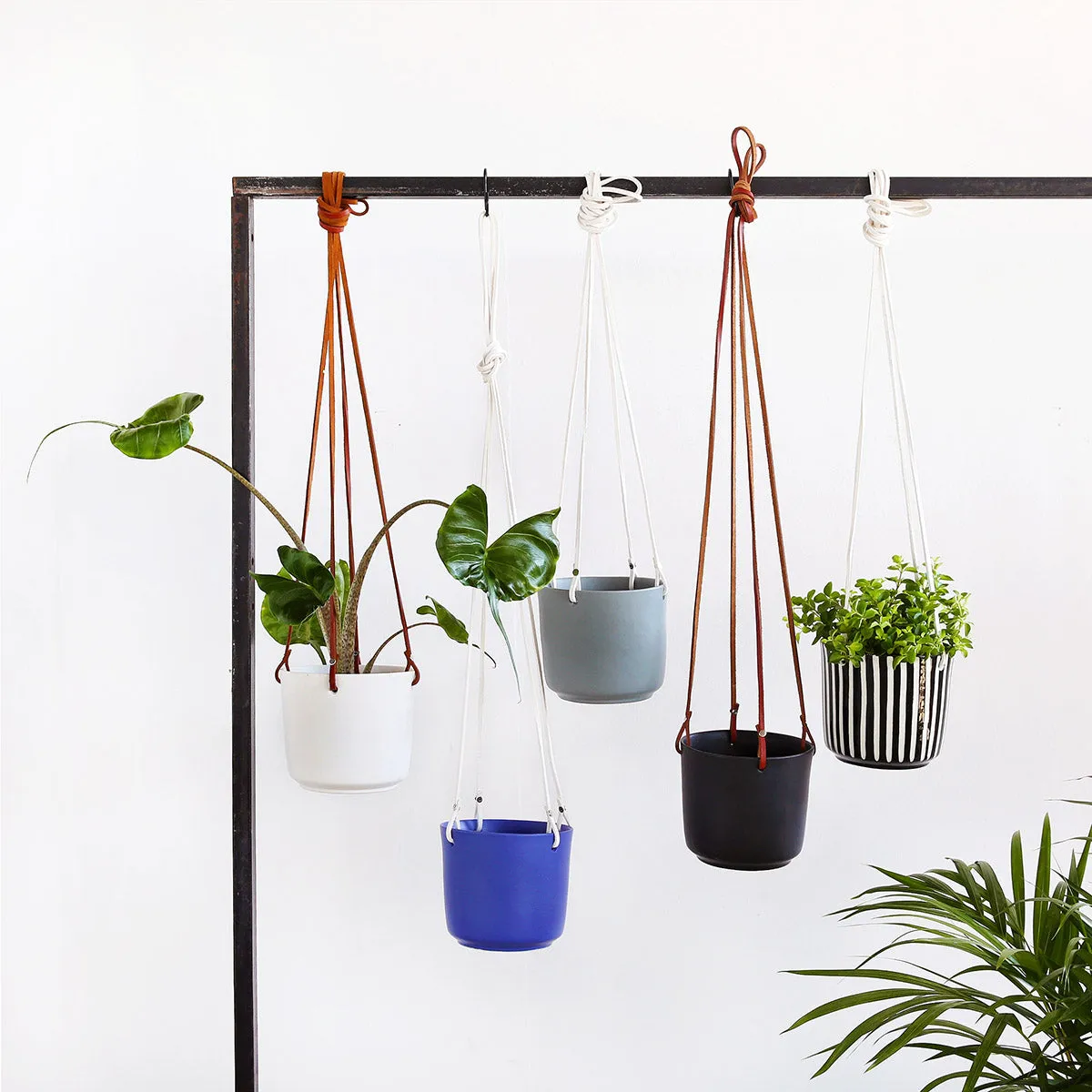 Emerson Leather Matte Hanging Pot