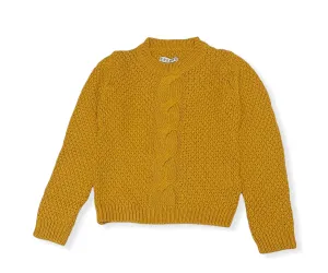 Kids Pullover - Round Collar - Mustard 2