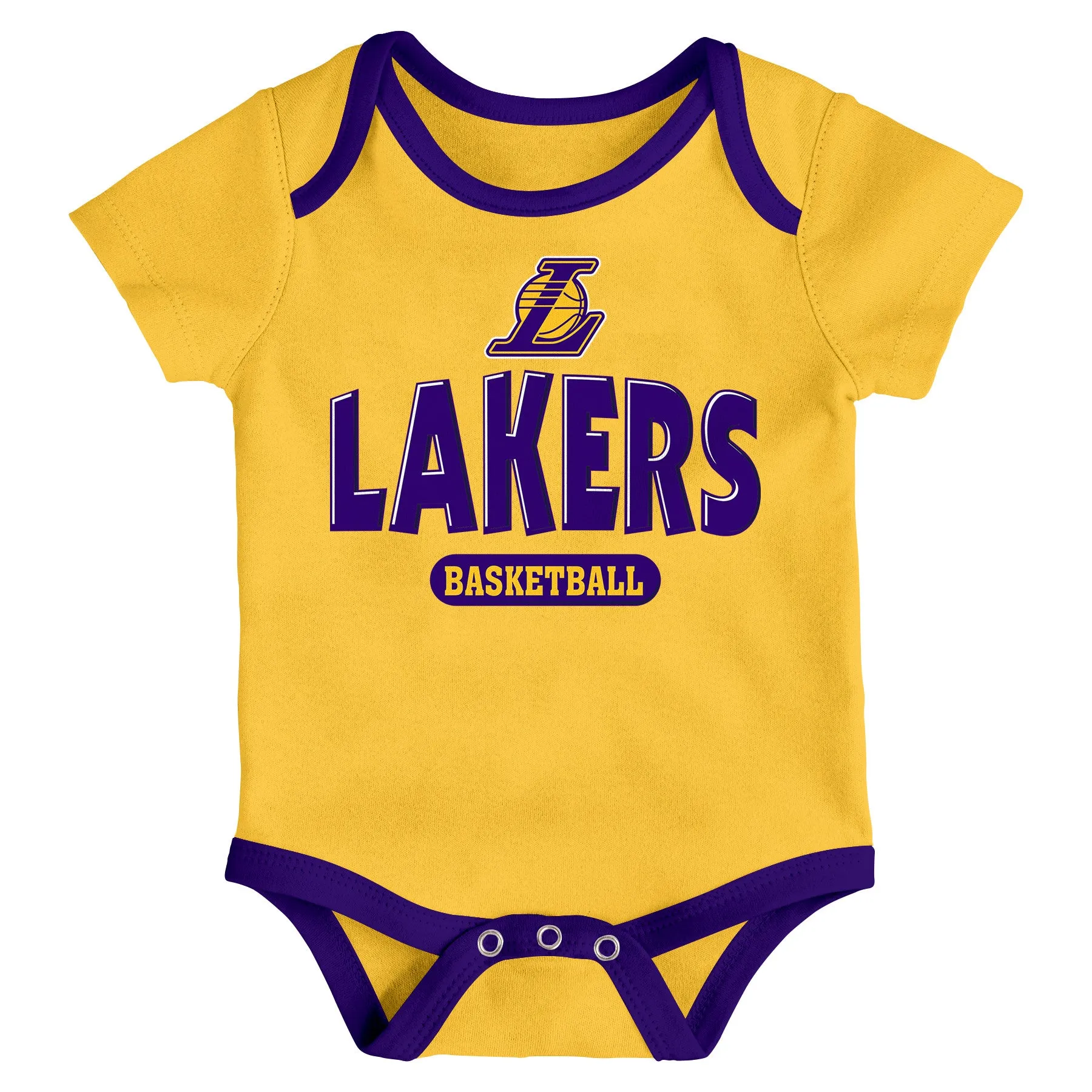 Lakers Future Baller 3-Pack Bodysuit Set