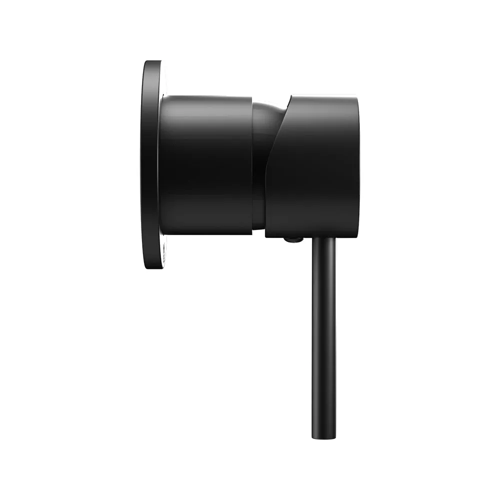 Matte Black Brass Wall Basin Mixer, 35mm Ceramic, Cefito