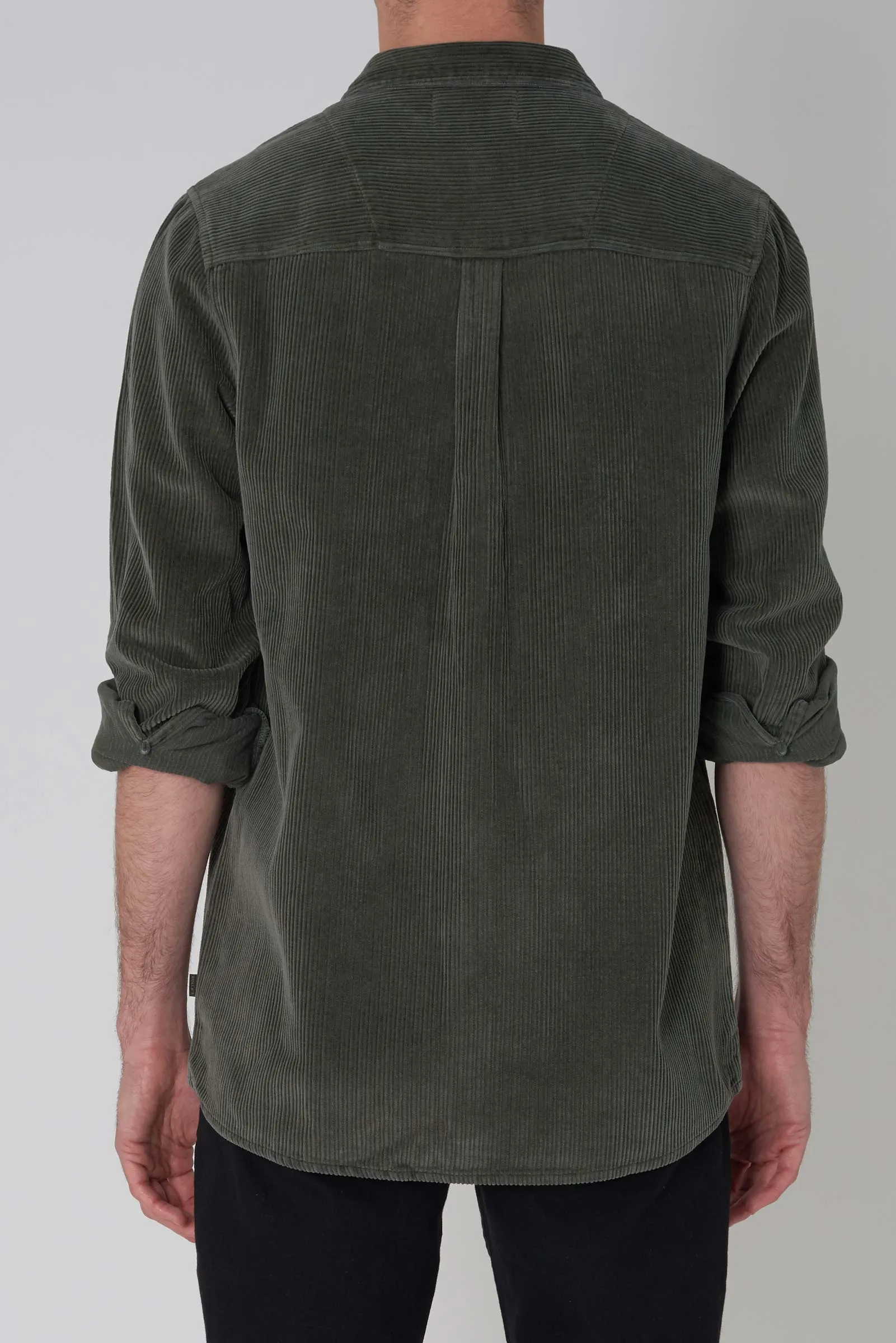 Men at Work Fat Cord Shirt - Thyme