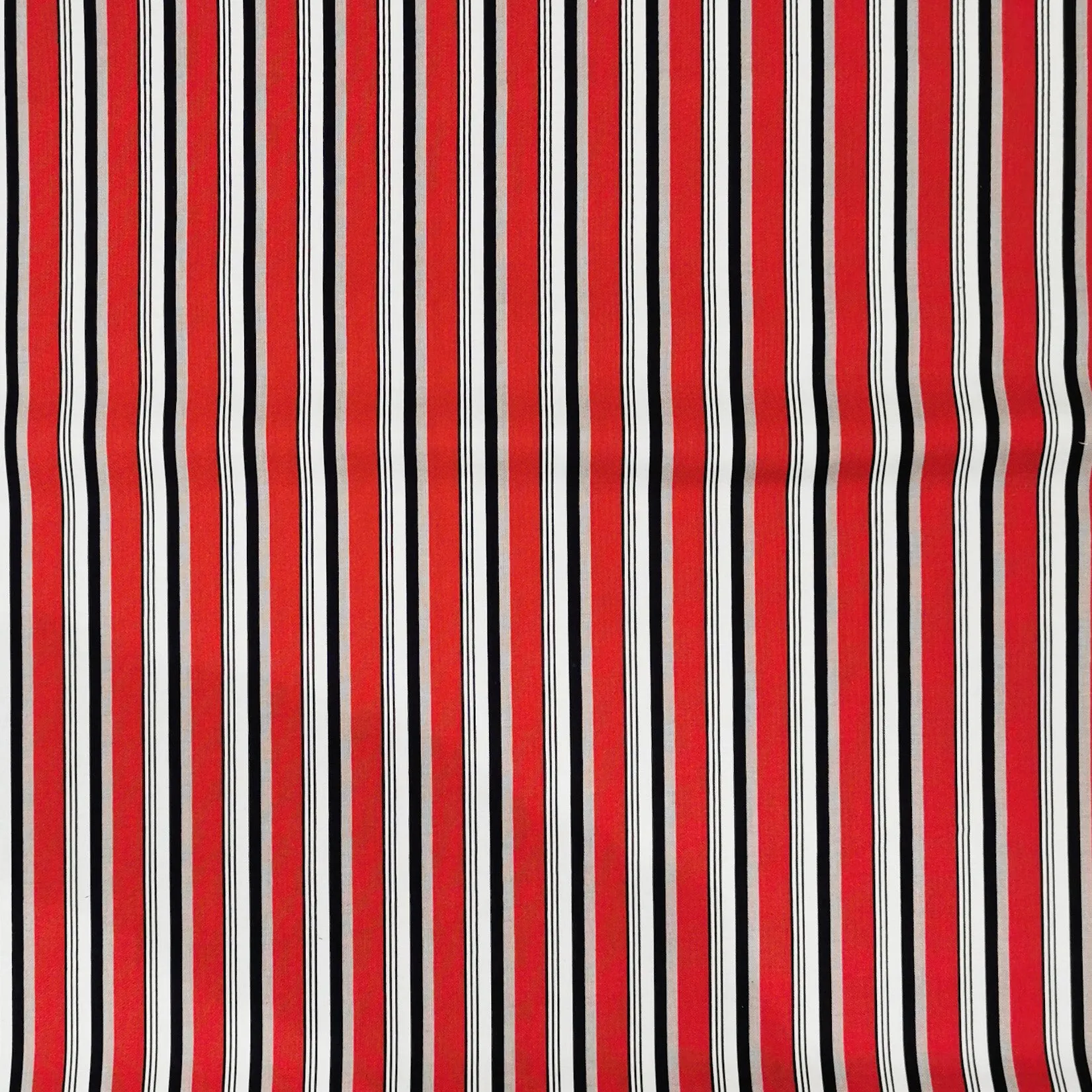 Riley Blake Designs Small Red & Black Stripes Cotton Prints