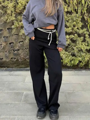 Rope Belt Pants - Pieces Of Her