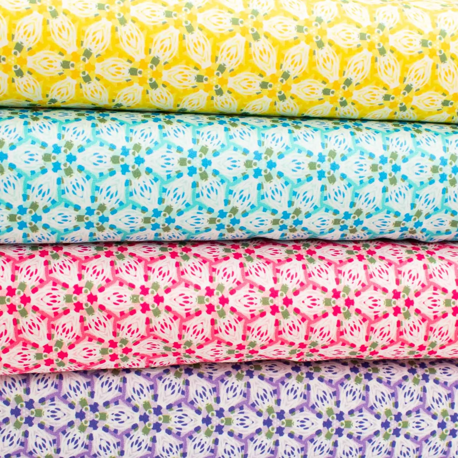 Spring Blooms Collection #03 Yellow Floral Cotton Prints