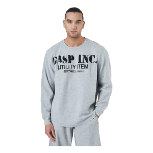 Thermal Gym Sweater Grey Melange