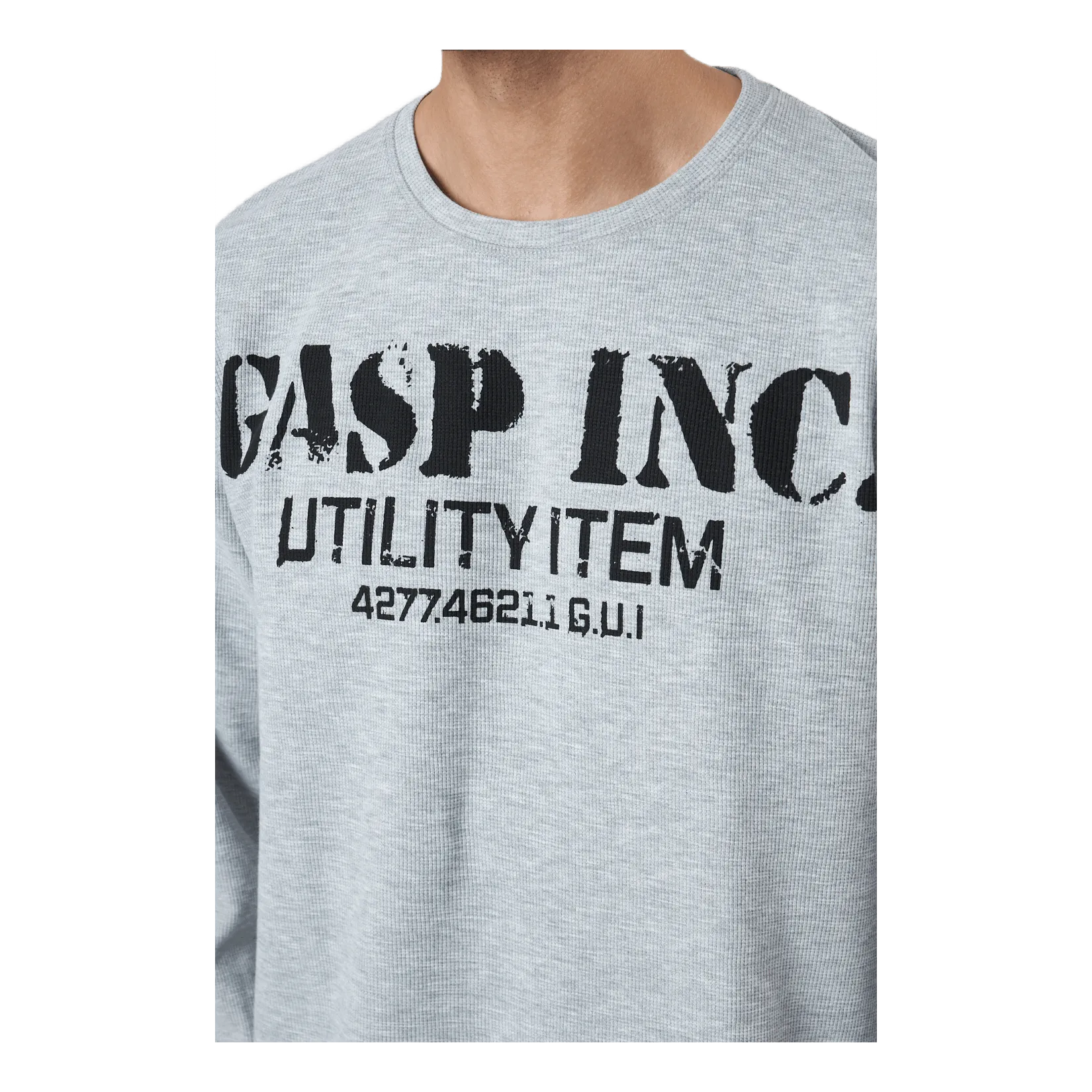 Thermal Gym Sweater Grey Melange