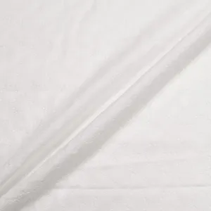 White Circle Embroidered Handkerchief Linen