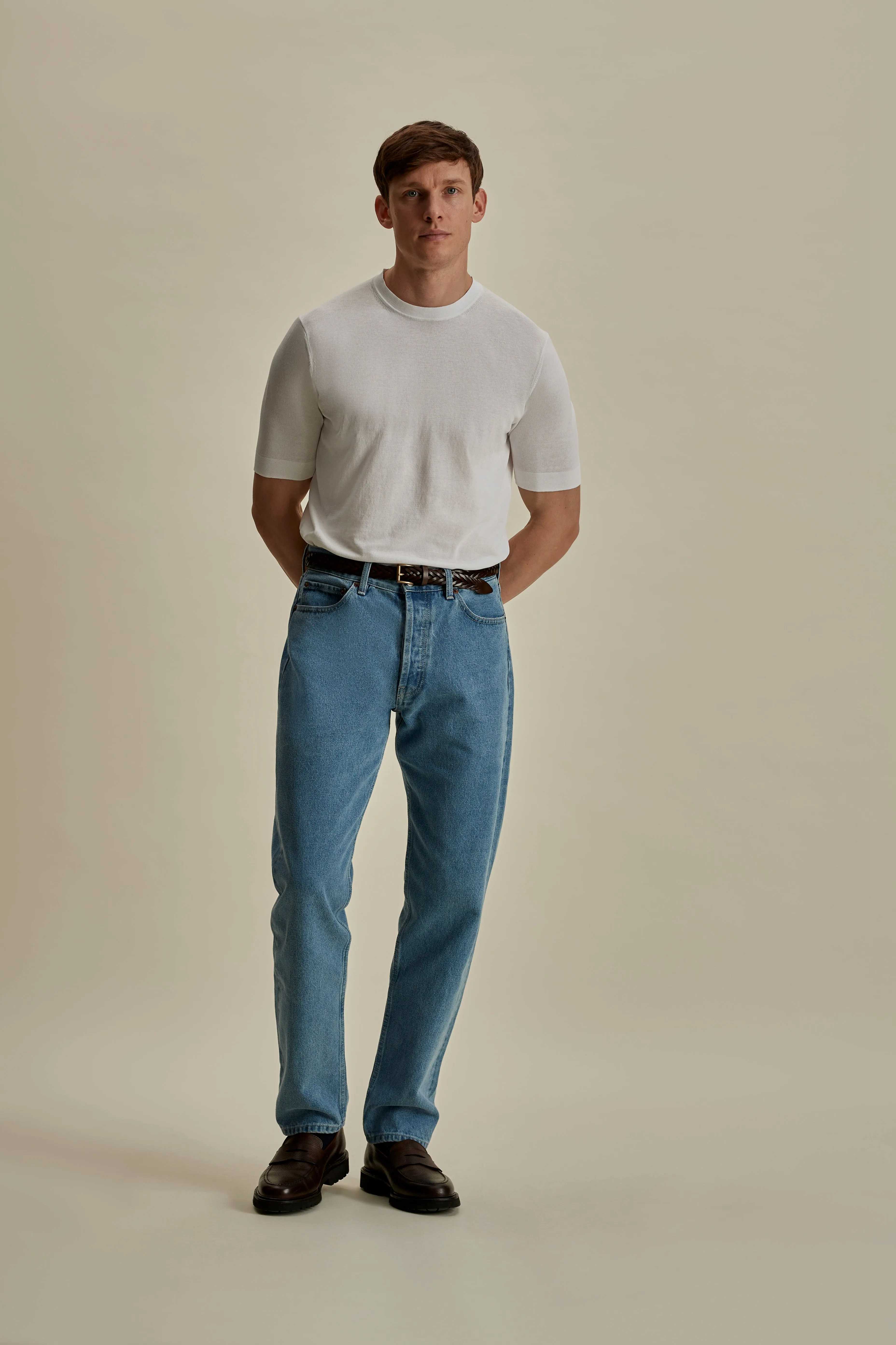 Woven Leather Belt