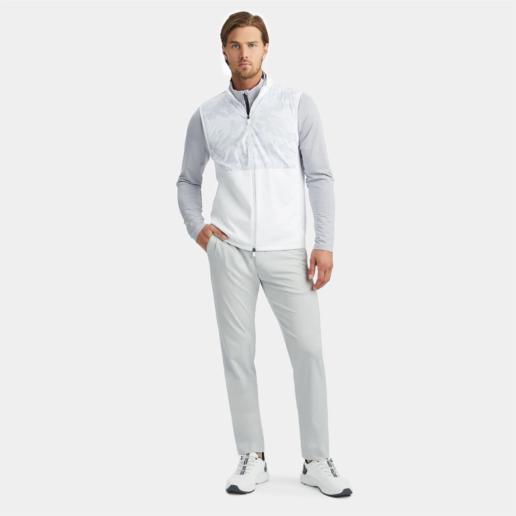 X Stretch Tech Interlock Performer Vest Snow - SS24
